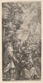 The Rest on the Flight into Egypt, Albrecht Altdorfer German, Engraving