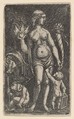Venus with Two Putti, Albrecht Altdorfer German, Engraving