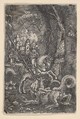 Saint George Killing the Dragon, Albrecht Altdorfer  German, Engraving