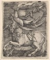 Centaur Carrying a Vase with Fire, Albrecht Altdorfer German, Engraving