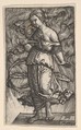 Dido Killing Herself, Albrecht Altdorfer German, Engraving
