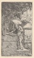 Saint Jerome Reading, Albrecht Altdorfer  German, Engraving