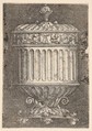 Covered Goblet with Three Feet, Albrecht Altdorfer  German, Etching