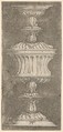 Double Goblet with Flutes and Acanthus-Leaves, Albrecht Altdorfer  German, Etching