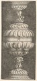 Double Goblet with Acanthus-Leaves, Albrecht Altdorfer  German, Etching