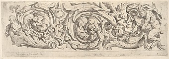 Disegni Varij di Polifilo Zancarli (Friezes), Polifilo Giancarli  Italian, etching
