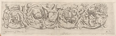 Disegni Varij di Polifilo Zancarli (Friezes), Polifilo Giancarli  Italian, etching