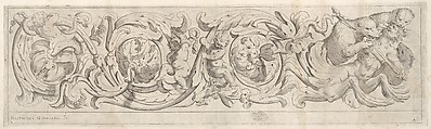 Disegni Varij di Polifilo Zancarli (Friezes), Polifilo Giancarli  Italian, etching
