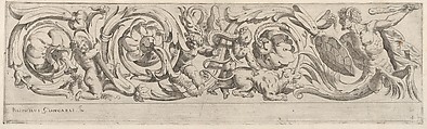 Disegni Varij di Polifilo Zancarli (Friezes), Polifilo Giancarli  Italian, etching