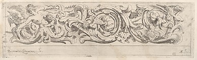 Disegni Varij di Polifilo Zancarli (Friezes), Polifilo Giancarli  Italian, etching