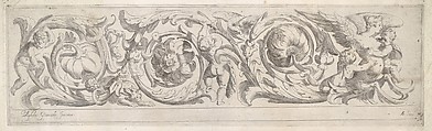 Disegni Varij di Polifilo Zancarli (Friezes), Polifilo Giancarli  Italian, etching