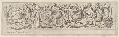 Disegni Varij di Polifilo Zancarli (Friezes), Polifilo Giancarli  Italian, etching