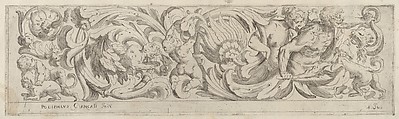 Disegni Varij di Polifilo Zancarli (Friezes), Polifilo Giancarli  Italian, etching