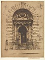 The Doorway of St. Mary-le-Bow, Stanley Arthur Charles Anderson  British, Etching with drypoint