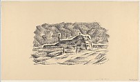 Stadtende (End of Town), Josef Albers American, born Germany, Lithograph