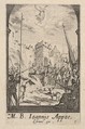 Martyrdom of Saint John the Evangelist, from "The Little Apostles" (Les Petits Apôtres), Jacques Callot  French, Etching