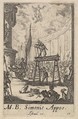 Martyrdom of Saint Simon, from "The Little Apostles" (Les Petits Apôtres), Jacques Callot  French, Etching