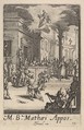 Martyrdom of Saint Matthew, from "The Little Apostles" (Les Petits Apôtres), Jacques Callot  French, Etching