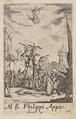 Martyrdom of Saint Philip, from "The Little Apostles" (Les Petits Apôtres), Jacques Callot  French, Etching