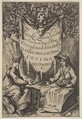 Frontispiece from 'Fiesole Destroyed' ('Fiesole Distrutta'), two seated women, one wearing a laurel wreath and the other wearing a hat crowned with laurel, with the Medici arms and the crown of the grand duchy above, Jacques Callot (French, Nancy 1592–1635 Nancy), Etching