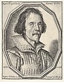 Giuseppe Cesare, called Cavaliere d'Arpino, a bust-length portrait in a twelve-sided frame, Ottavio Leoni (Il Padovano) Italian, Etching and engraving