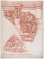 The Cumaean Sibyl (after Michelangelo), Jean Robert Ango French, Red chalk