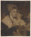 Lady Dashwood and Her Son, Charles Howard Hodges British, Oil on paper