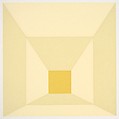 Mitered Square Prospectus, Josef Albers  American, born Germany, Handprinted screen miniature