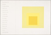 Homage to the Square portfolio, 1-S d, Prospectus, Josef Albers American, born Germany, Screenprint