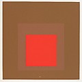 Untitled, from "Homage au Carré", Josef Albers American, born Germany, Color screenprint