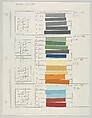 Untitled (for Never Before, a,b,g,e), Josef Albers American, born Germany, Graphite, ink and paint swatch