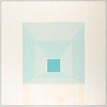 Mitered Square, Josef Albers (American (born Germany), Bottrop 1888–1976 New Haven, Connecticut), Silkscreen with collage maquette