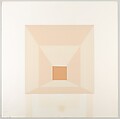 Mitered Square, Josef Albers (American (born Germany), Bottrop 1888–1976 New Haven, Connecticut), Silkscreen with collage maquette