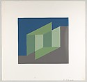 Untitled (for Never Before), Josef Albers  American, born Germany, Silkscreen with collage maquette