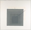 Untitled (for Never Before), Josef Albers (American (born Germany), Bottrop 1888–1976 New Haven, Connecticut), Silkscreen with collage maquette