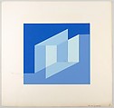 Untitled (for Never Before), Josef Albers (American (born Germany), Bottrop 1888–1976 New Haven, Connecticut), Silkscreen with collage maquette