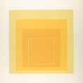 White Line Squares I (Series I), Josef Albers  American, born Germany, Aluminum plate lithograph