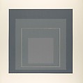 White Line Squares V (Series I), Josef Albers  American, born Germany, Aluminum plate lithograph