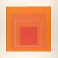 White Line Squares VI (Series I), Josef Albers  American, born Germany, Aluminum plate lithograph