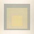 White Line Squares VII (Series I), Josef Albers  American, born Germany, Aluminum plate lithograph