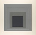 White Line Squares IX (Series I), Josef Albers  American, born Germany, Aluminum plate lithograph