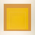 White Line Squares X (Series I), Josef Albers  American, born Germany, Aluminum plate lithograph