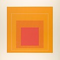White Line Squares XII (Series I), Josef Albers  American, born Germany, Aluminum plate lithograph