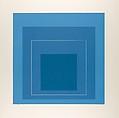 White Line Squares XIII (Series I), Josef Albers  American, born Germany, Aluminum plate lithograph