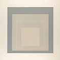 White Line Squares XIV (Series I), Josef Albers  American, born Germany, Aluminum plate lithograph