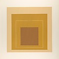 White Line Squares XVI (Series I), Josef Albers  American, born Germany, Aluminum plate lithograph