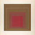 White Line Square IV, Josef Albers  American, born Germany, Lithograph
