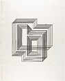 Graphic Tectonics Series (series of 7 prints), Josef Albers American, born Germany, Lithograph
