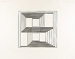 Seclusion, from the Graphic Tectonics series, Josef Albers American, born Germany, Lithograph