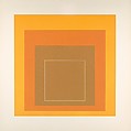 Proof for White Line Square series, Josef Albers  American, born Germany, Lithograph